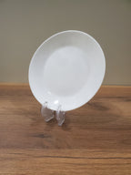 Plain White 7.5" Inch Marble Quarter Plate - 6-Piece Set (NMP70)