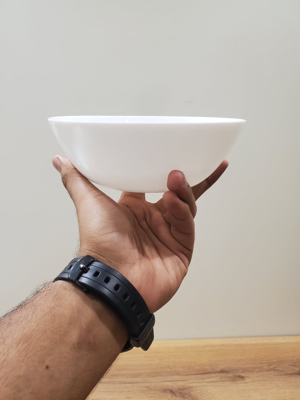 Plain White 6" Inch Marble All Purpose Bowl - 6-Piece Set (NMW60)