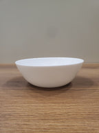 Plain White 6" Inch Marble All Purpose Bowl - 6-Piece Set (NMW60)