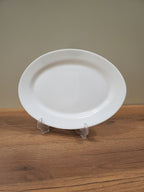 Plain White 12" Marble Small Dish - 1-Piece (NRYP120)