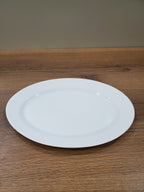 Plain White 12" Marble Small Dish - 1-Piece (NRYP120)