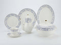 Blue Floral Vine Ceramic Dinner Set 61Pcs – 8 Person
