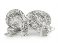 61-Piece Monochrome Floral Botanical Bone China Dinnerware Set