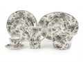 61-Piece Black & White Floral Toile Porcelain Dinnerware Set for 8