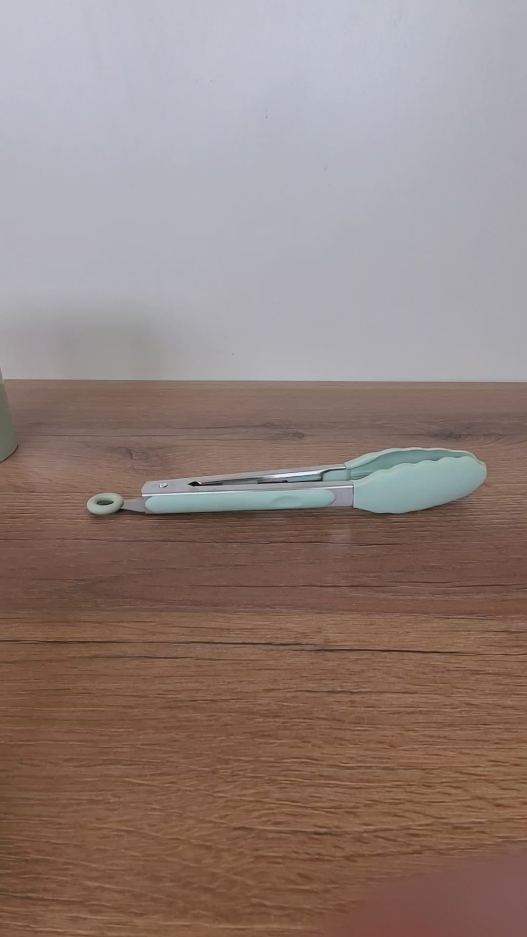 Premium Silicone Kitchen Utensil Set with Holder – 12 Pieces (WT008-3 | Sage Green)